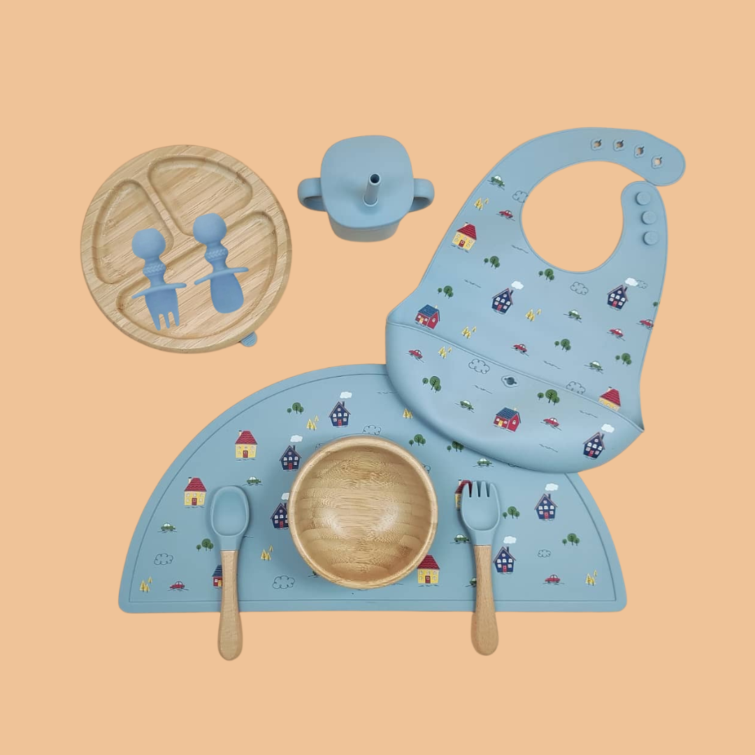 PACK DE BAMBÚ: PLATO DE BAMBÚ & ACCESORIOS