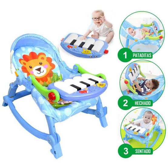 SILLA MECEDORA BEBE PIANISTA